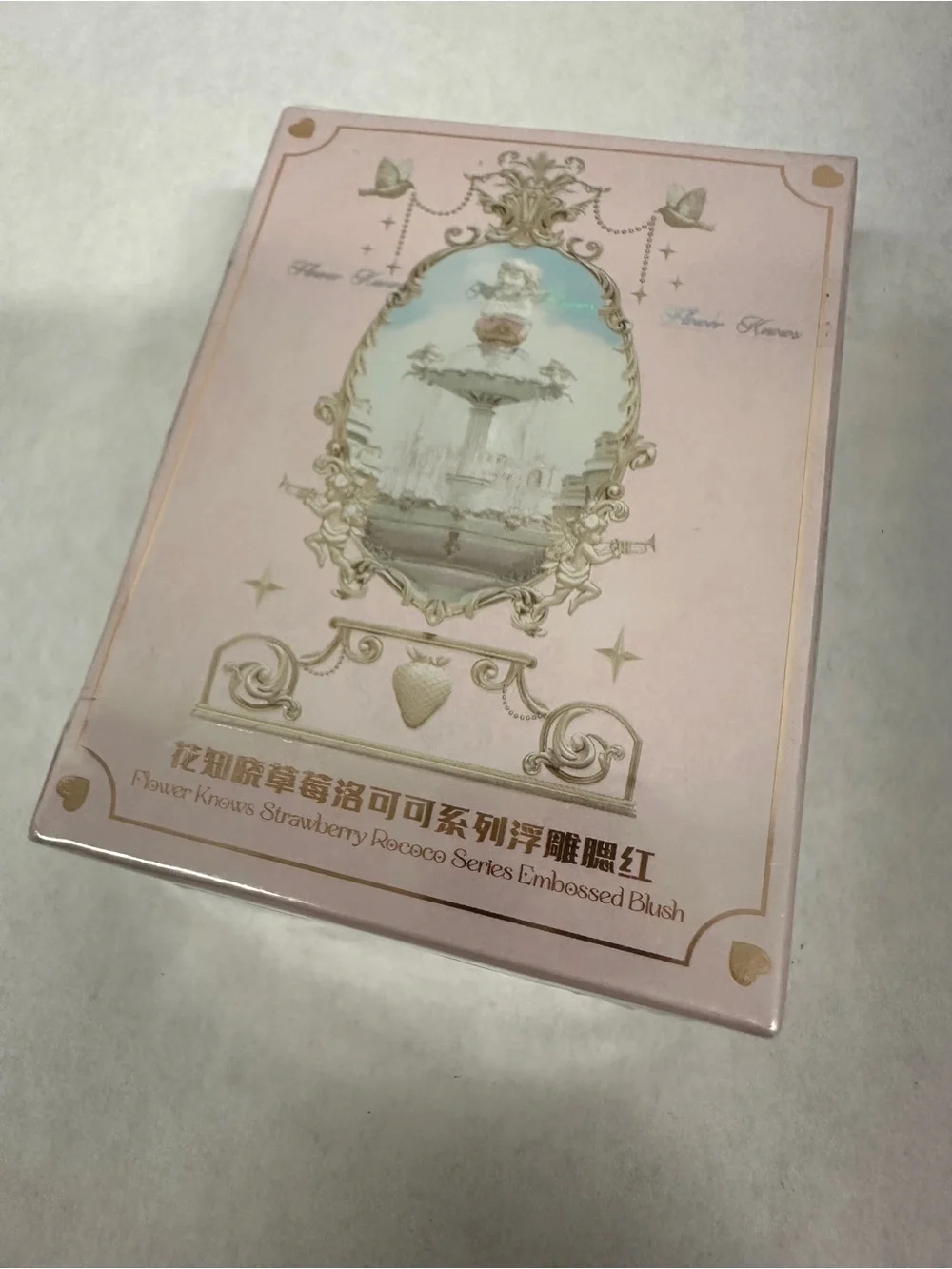 Flower Knows Strawberry Rococo Series Embossed Blush New 03 Classic Ballet